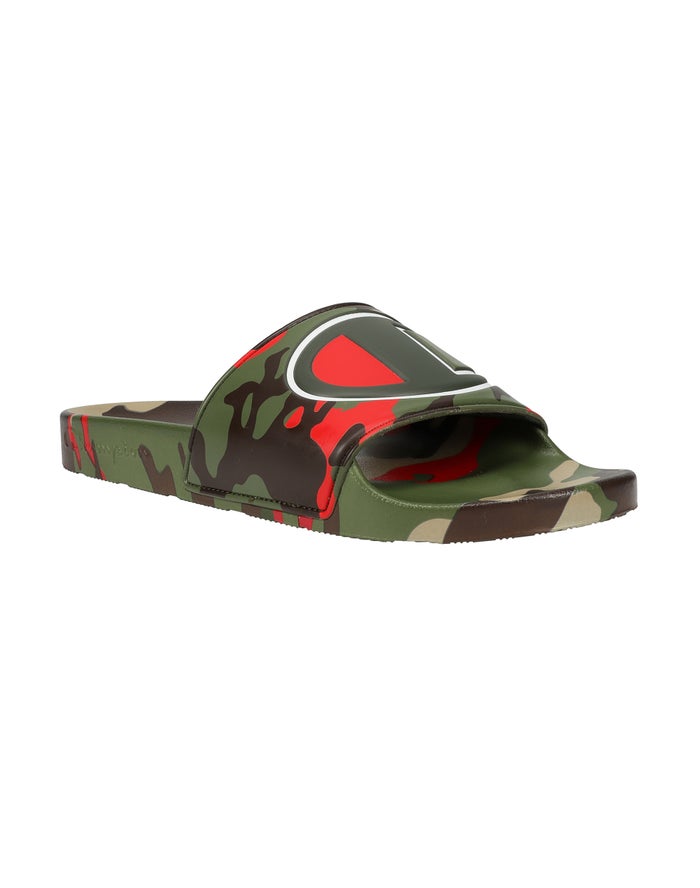 Champion Mens Slides NZ - Ipo Olive ( 9376-YDNPM )